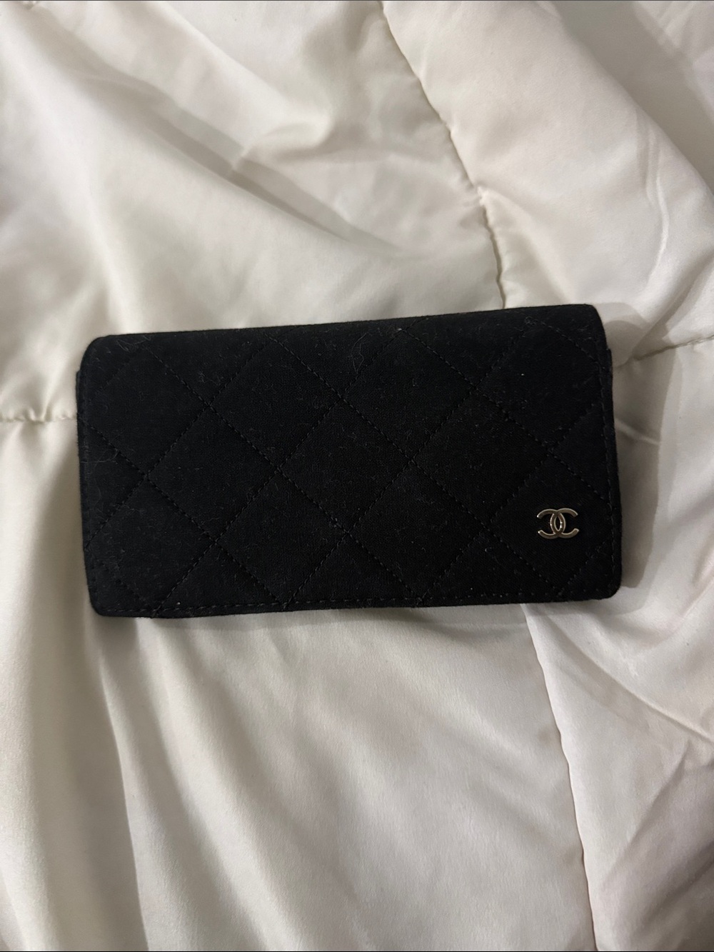 Chanel Black Quilted Sunglasses Case